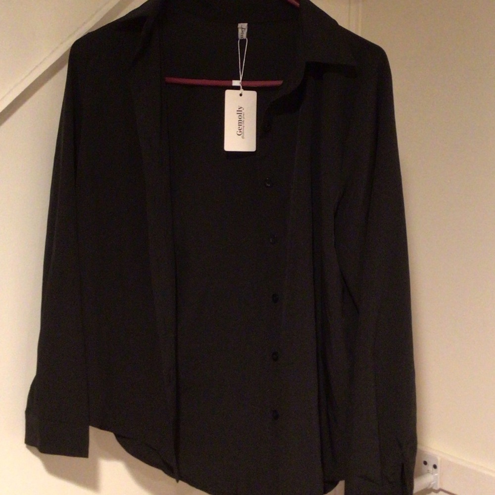 Elegant Black Button Down Shirt